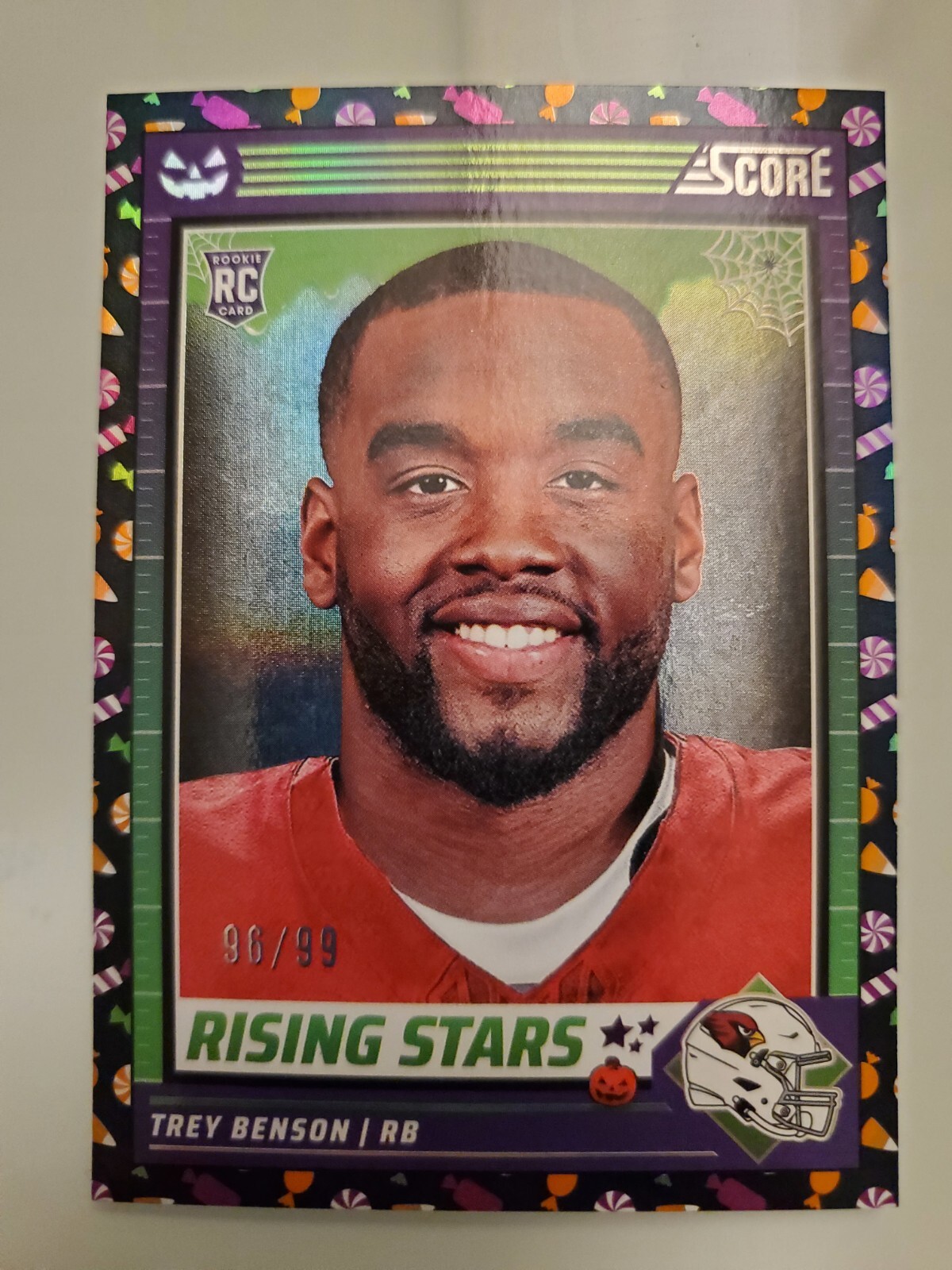 2024 Panini Score-A-Treat SP /99 TREY BENSON Rising Stars Trick Candy Cardinals