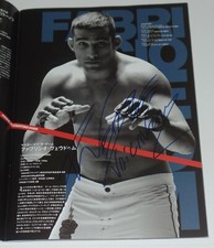 FABRICIO WERDUM SIGNED AUTO'D PRIDE FC 30 PROGRAM PSA/DNA COA SAKURABA SHAMROCK