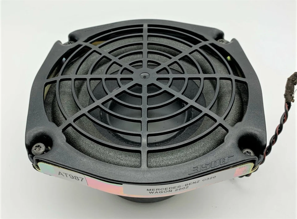 Altavoz de sonido de estante subwoofer cubierta trasera OEM 01-05 Mercedes-Benz C320 Wagon Foto 3 de 4
