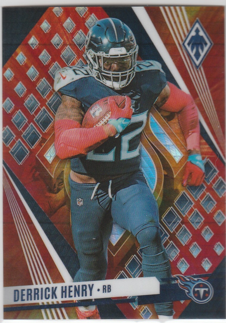 2023 Panini Phoenix Set #54 Derrick Henry Tennessee Titans Fire Burst 268/340