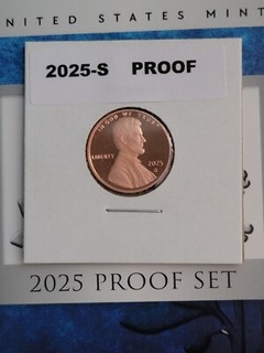 2025 S PROOF Lincoln Shield Penny Cent DCAM UNC U.S. Mint Coin NOW SHIP