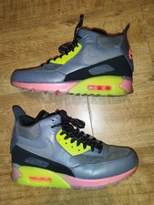 Nike Air Max 90 SneakerBoot Ice Hyper Punch Size UK9.5 Winter Snow Trainers 1 95
