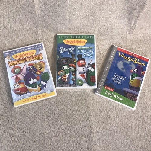 VeggieTales Big Idea DVD Videos Christian Values Lot of 3 NIP Sealed VeggieTales - Picture 8 of 12