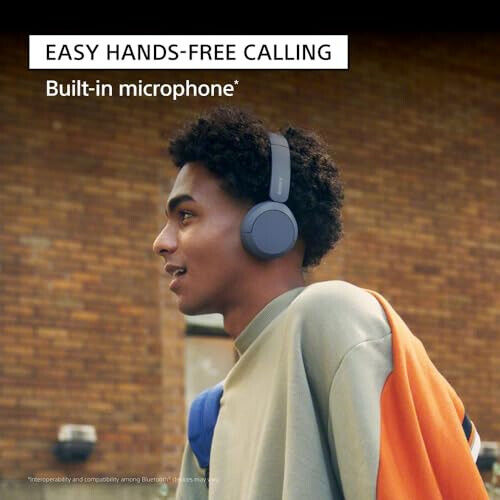 Wireless Headphones Bluetooth On-Ear Headset with Microphone, Cappuccino - Picture 9 of 11