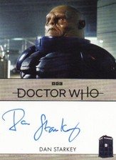 Doctor Who Series 5-7: Dan Starkey as Commander Strax Bordered Autograph Card