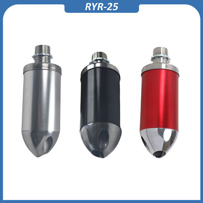 Aluminium Exhaust Muffler For 212cc GX200 Go kart Red/Silver/Black 3/4'' Threaded