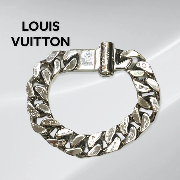 Louis Vuitton men's stainless steel bracelet