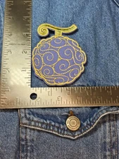 One Piece Anime Series Gomu Gomu no mi (nika) Luffy  Embroidered Iron On Patch