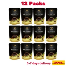 12x WE COFFEE Instant Cappuccino Herbs 23in1 Mixed Powder Arabica No Trans Fat