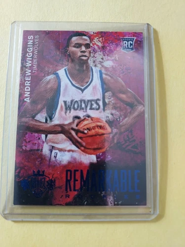 2014-15 Andrew  Wiggins rookie  blue  Panini  court kings /499 nba champion 