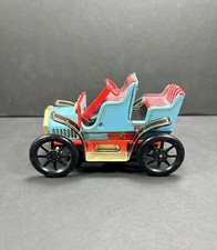 Vintage Modern Toys Tin Litho Wind Up Friction Toy Car Made In Japan