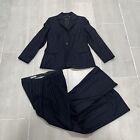 Vintage Women’s Max Mara Weekend Navy Pinstripe Pant Suit Size 6