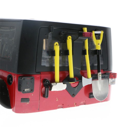 4PCS Metal Hammer Hoe Shovel Axe Parts Set For 1/10 RC Crawler TRX4 SCX10 D90 - Picture 6 of 9