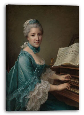 PRINTED PAINTINGS Toile/Cadres François Hubert Drouais - Portrait de femme, dit Madame Charles Si