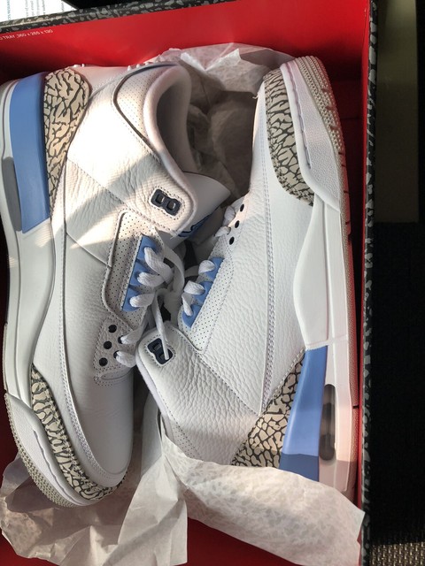 jordan retro 3 unc for sale