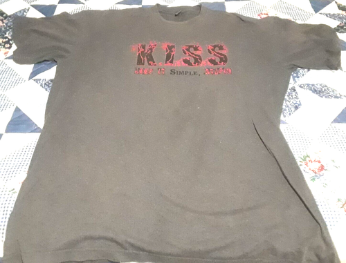 K.I.S.S. Kiss Keep It Simple Stupid T-SHIRT SIZE 4XL | eBay