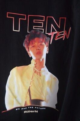 Ten SuperM K-Pop NCT WayV T-Shirt Size Large (SEE PHOTOS