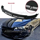 For Mitsubishi Lancer 2008-2015 Glossy Front Bumper Lip Spoiler Splitter Kit