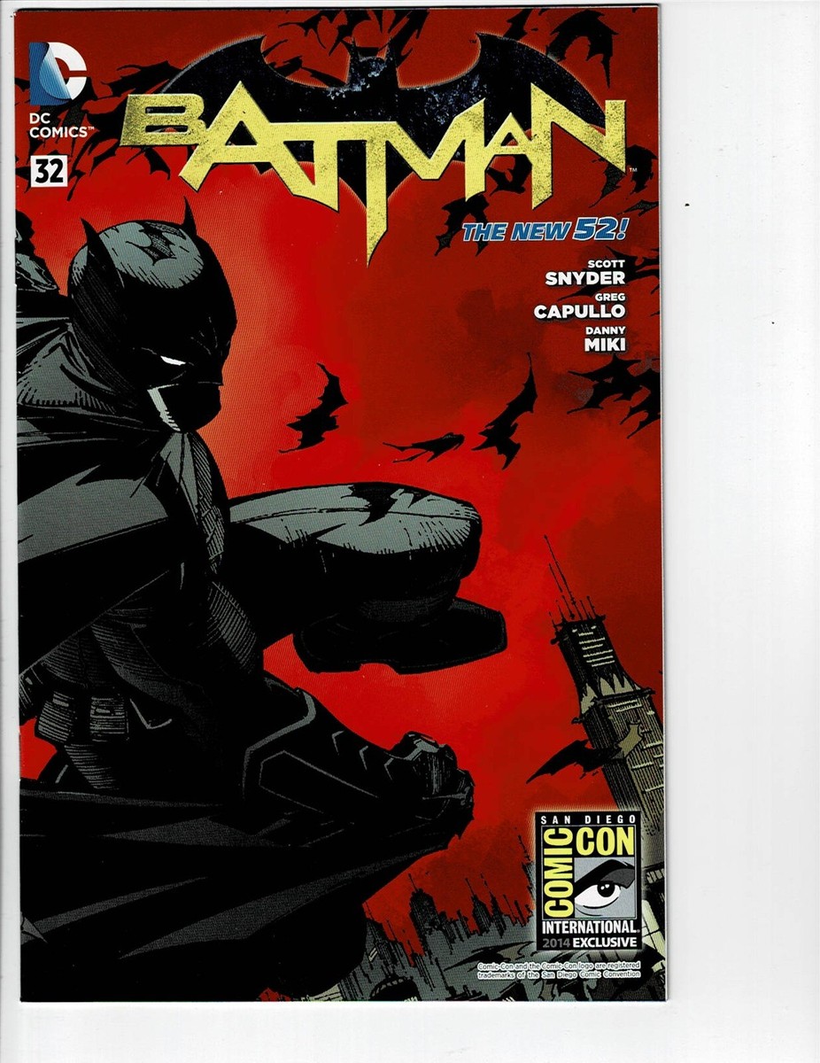 Batman #32 New 52 SDCC Variant DC Comics Capullo Wraparound DCEU