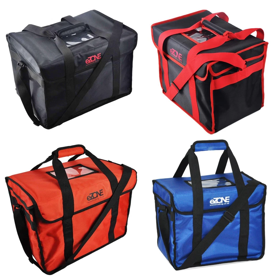 High Quality Food Delivery Bag Fully Insulated Takeaway Kebab Indian Curry Pizza