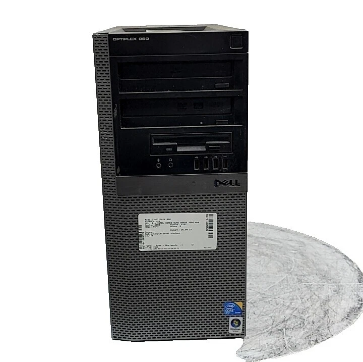 Dell OptiPlex 960 Integrated/On-Board Graphics HDD (Hard Disk Drive) PC Desktops & All-In-One Computers