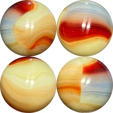 MINT 39/64" VITRO "BUTTERMILK" VARIANT MARBLE