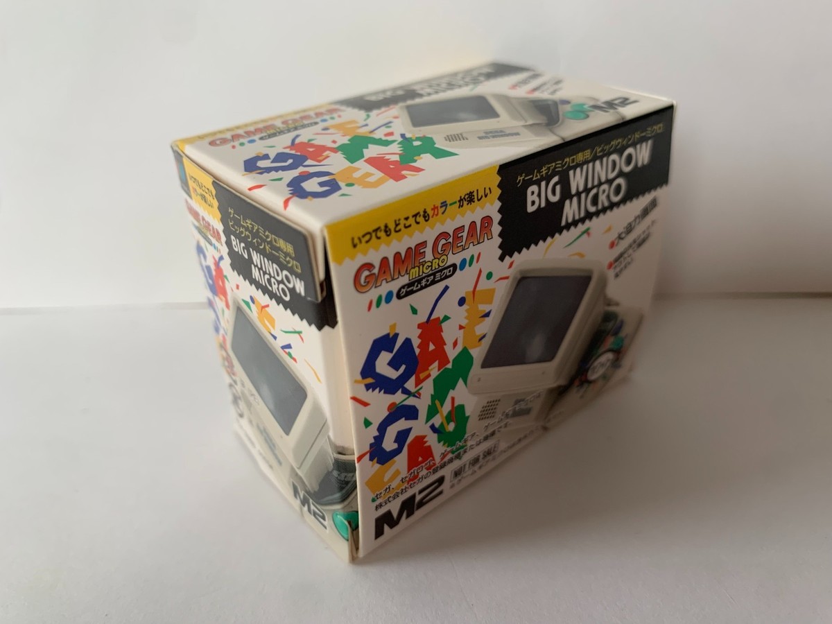Factory-Sealed NEW] SEGA Game Gear Micro White Big Window Micro GG