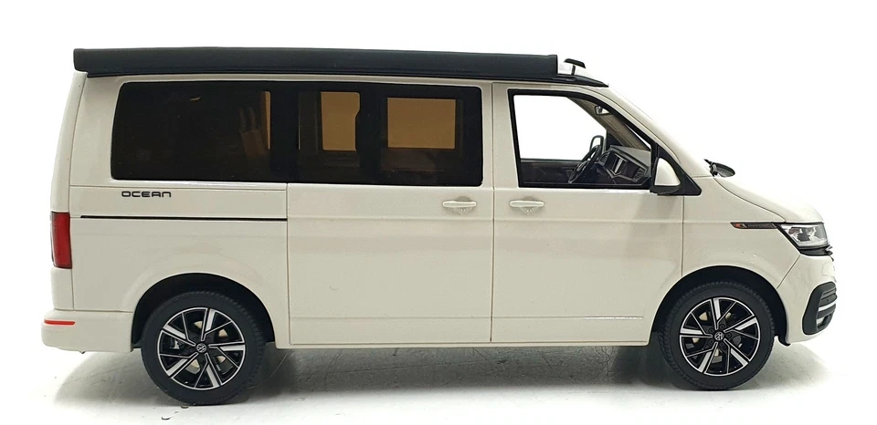 Modelos Otto escala 1/18 resina OT488 - Volkswagen T6.1 California Ocean - blanco Foto 3 de 4