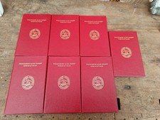 DDR Ausweis Stasi SED Parteibuch Original Sammlung Konvolut Alle Das selbe Datum