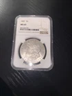 1887 Morgan Silver Dollar - NGC MS 63 - Brown Label