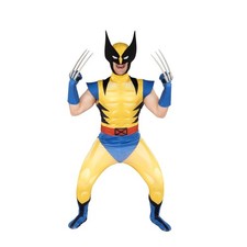 MARVEL Wolverine Official Adult Deluxe Zentai Halloween Costume-Deluxe Spande...