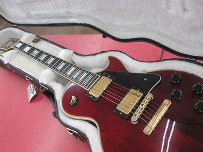 Gibson Les Paul Custom Wine Red E-Gitarre seltene Farbe