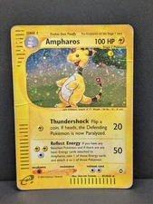 Ampharos H01/H32 Aquapolis Holo Rare Pokemon TCG Nintendo e-reader HP