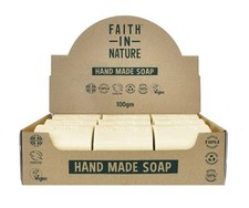Faith In Nature Natural Grapefruit Hand Soap Bar Box Set, Invigorating, Vegan &