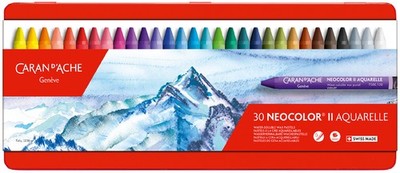 CARAN D'ACHE Aquarell-Wachsmalstift NEOCOLOR II 30er Etui