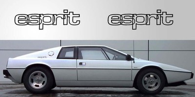 Aftermarket Lotus Esprit Side Decals