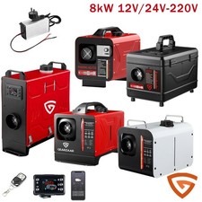 12V 24V /230V DieselHeizung Standheizung Lufterhitzer 8KW Bluetooth + Adapter
