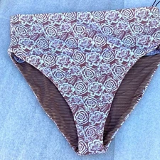 Acacia Java brown floral echo bottoms L new