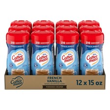 Nestle Coffee mate Creamer, French 15 Ounce Pack of 12 , coffee