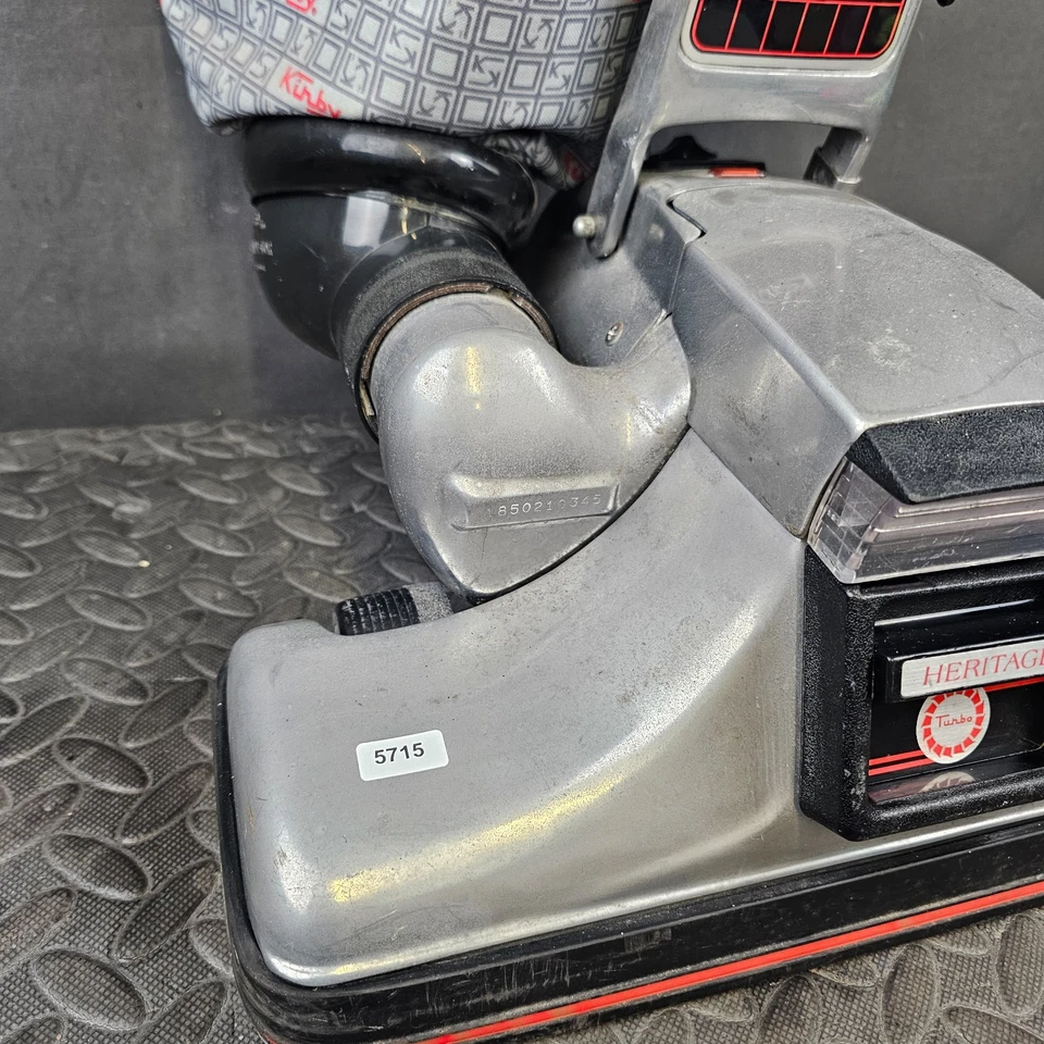 Kirby Heritage II Turbo Upright Vacuum Cleaner Bagged Vintage Micromatic Silver - Image 3 of 4