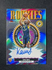 2025-26 Topps Finest Rookie Auto Kam Jones RC #RFA-KO Refractor Pacers XV44