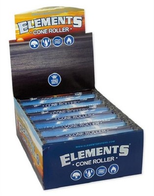12x Elements Cone Roller 110mm Rolling 2 in 1 King Size Zigaretten Drehmaschinen