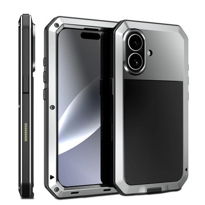 Heavy Duty Metall Outdoor Hülle für iPhone 15 14 13 12 11 XS XR Pro Max Stoßfest