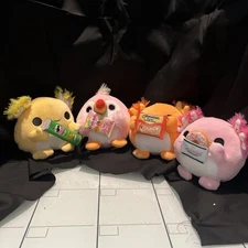 Zuru Snackles Bears CHUPA, Subway & Pringles Collectible 5" Plush Lot Of 4 Bears