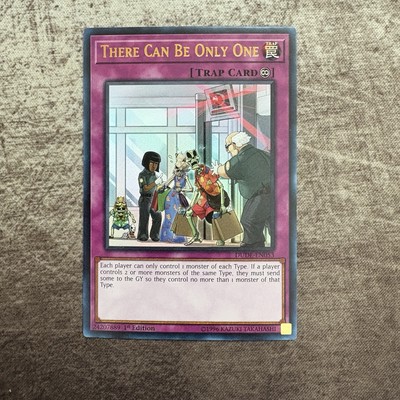 There Can Be Only One - DUDE-EN053 - Ultra Rare 1st Ed Yugioh - LP
