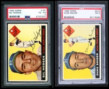 1955 Topps Brooklyn Dodgers Team Set 1955 World Series Champs! 4 - VG/EX 4701310