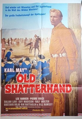 Filmplakat OLD SHATTERHAND A1 EA 1964 Karl May Lex Barker Pierre Brice Kult RAR