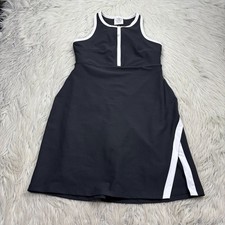 SAGE Collective Women's S Black White Contrast Trim Athletic Dress Preppy Tennis