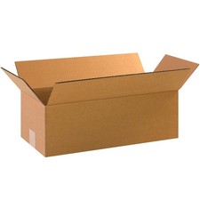 USA 18 x 8 x 6 Corrugated Cardboard Boxes, Long 18L x 8W x 6H, Pack of 25