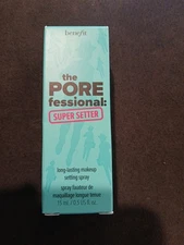 💦 Benefit The POREfessional Super Setter Makeup Setting Spray 15ml–Long-Lasting